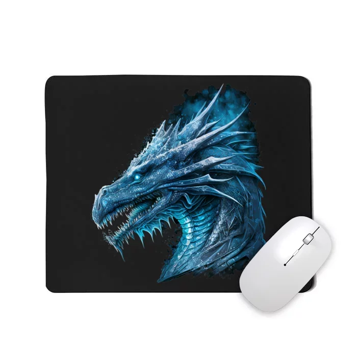 Retro Fantasy Dragon Mousepad