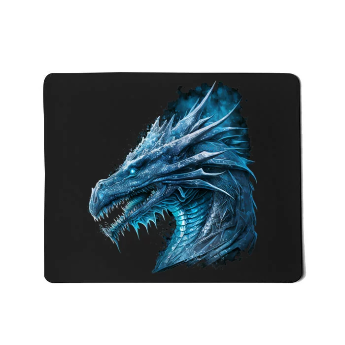 Retro Fantasy Dragon Mousepad