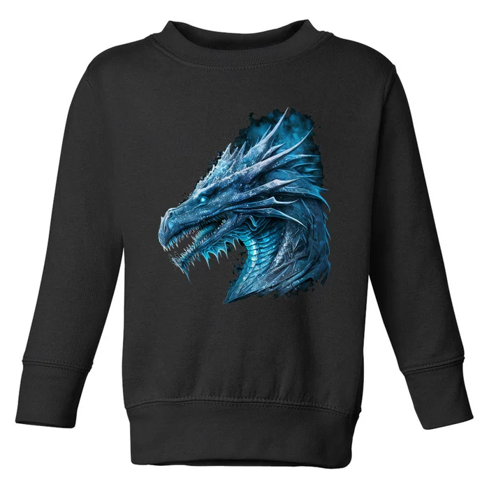 Retro Fantasy Dragon Toddler Sweatshirt