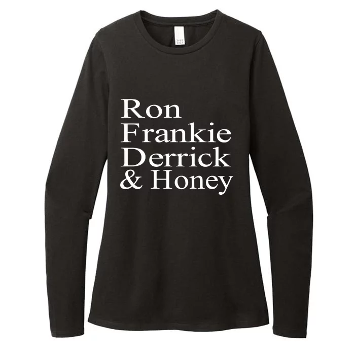 Ron Frankie Derrick & Honey Womens CVC Long Sleeve Shirt