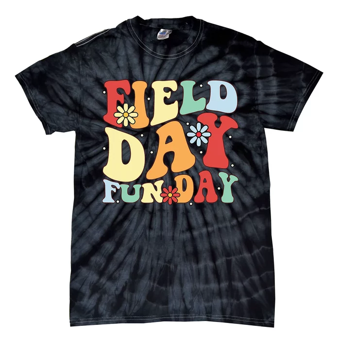 Retro Field Day Fun Day Field Day Games Adults Teachers Tie-Dye T-Shirt