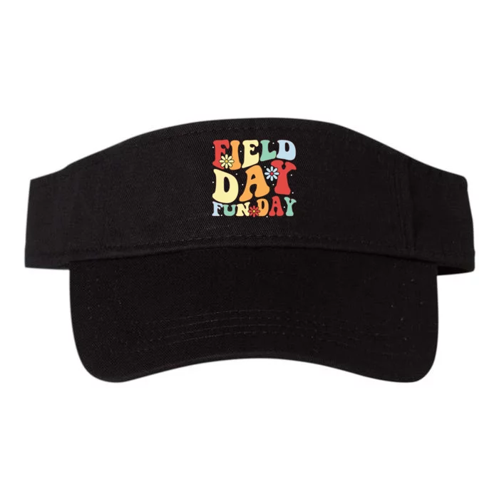 Retro Field Day Fun Day Field Day Games Adults Teachers Valucap Bio-Washed Visor