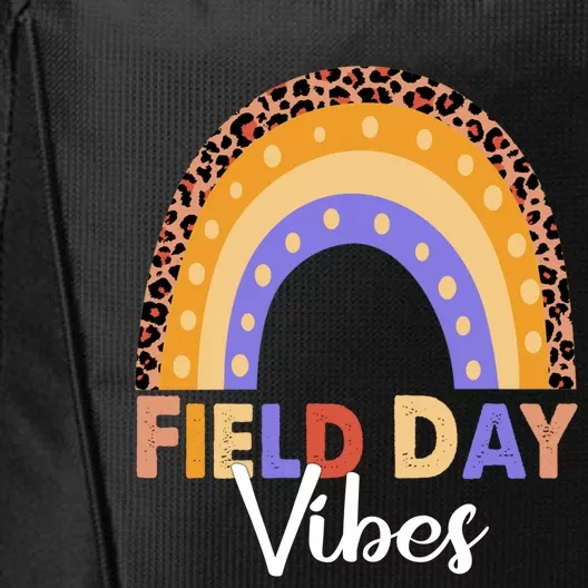 Rainbow Field Day Vibes Tie Dye Teachers Gift City Backpack