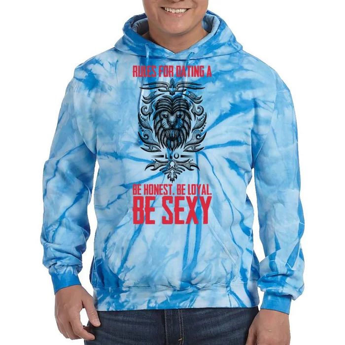 Rules For Dating A Leo Gift Tie Dye Hoodie