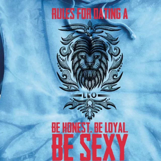 Rules For Dating A Leo Gift Tie Dye Hoodie