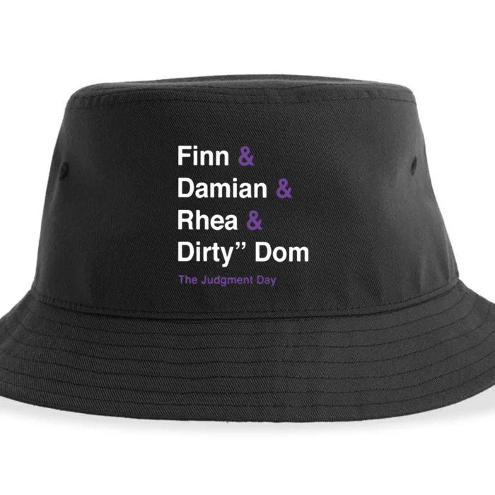 Rtruth Finn Damian Rhea Dirty Dom The Judgment Day Sustainable Bucket Hat