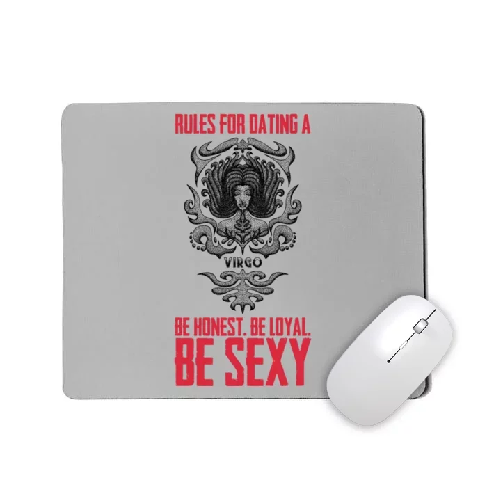 Rules For Dating A Virgo Cute Gift Mousepad