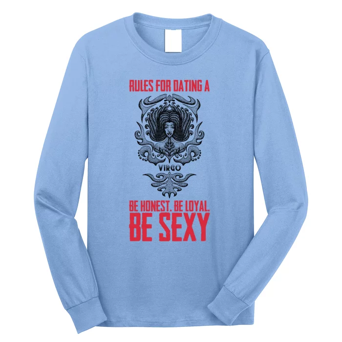 Rules For Dating A Virgo Cute Gift Long Sleeve Shirt