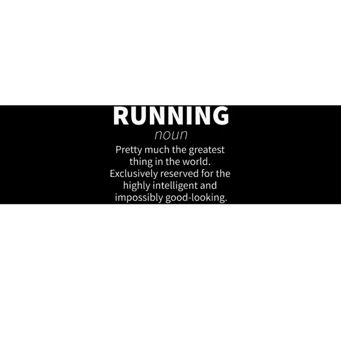 Running Funny Definition Funny 5k Marathon Runner Gift Bumper Sticker