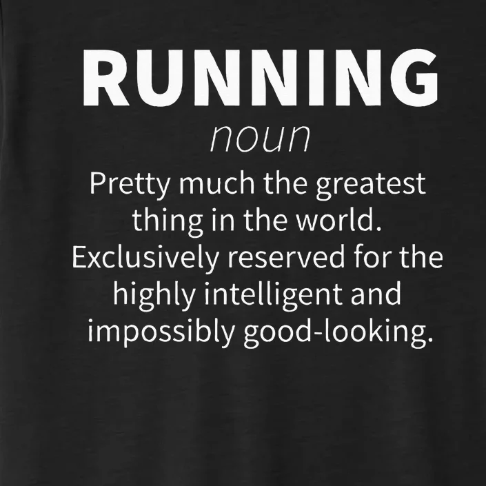 Running Funny Definition Funny 5k Marathon Runner Gift ChromaSoft Performance T-Shirt