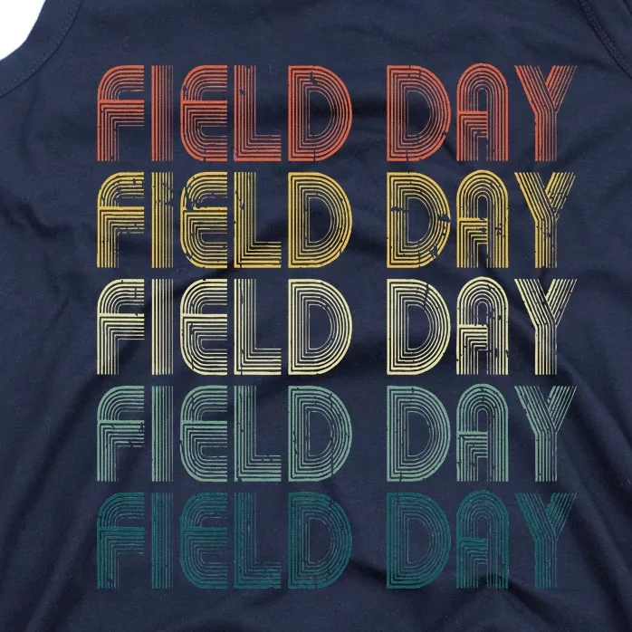 Retro Field Day For Teacher Student Fun Day 2024 Tank Top