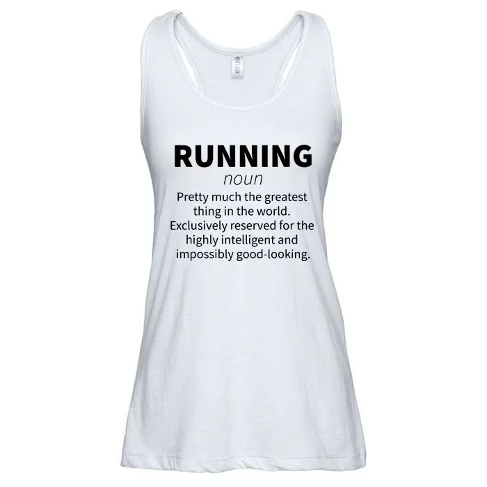 Running Funny Definition Funny 5k Marathon Runner Gift Ladies Essential Flowy Tank