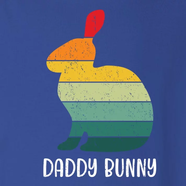 Retro Family Easter Bunny Dad Papa Easter Daddy Bunny Gift Toddler Long Sleeve Shirt