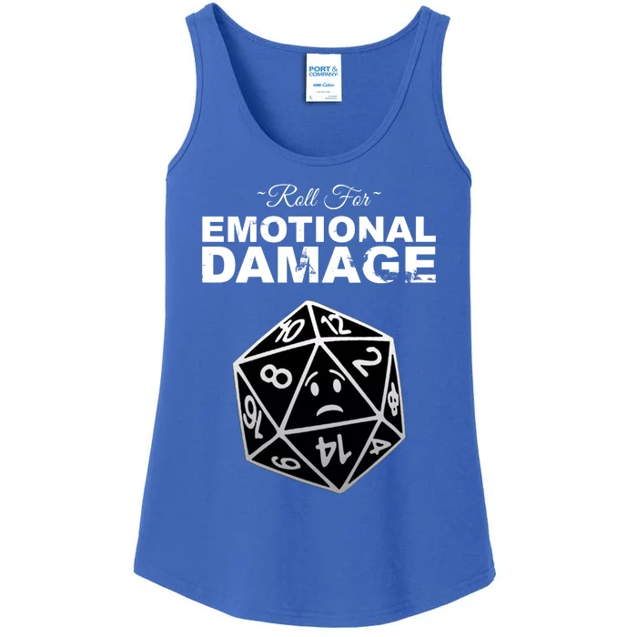 Roll For Emotional Damage Ladies Essential Tank