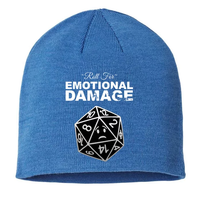 Roll For Emotional Damage 8 1/2in Sustainable Knit Beanie