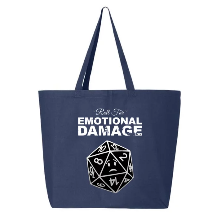 Roll For Emotional Damage 25L Jumbo Tote