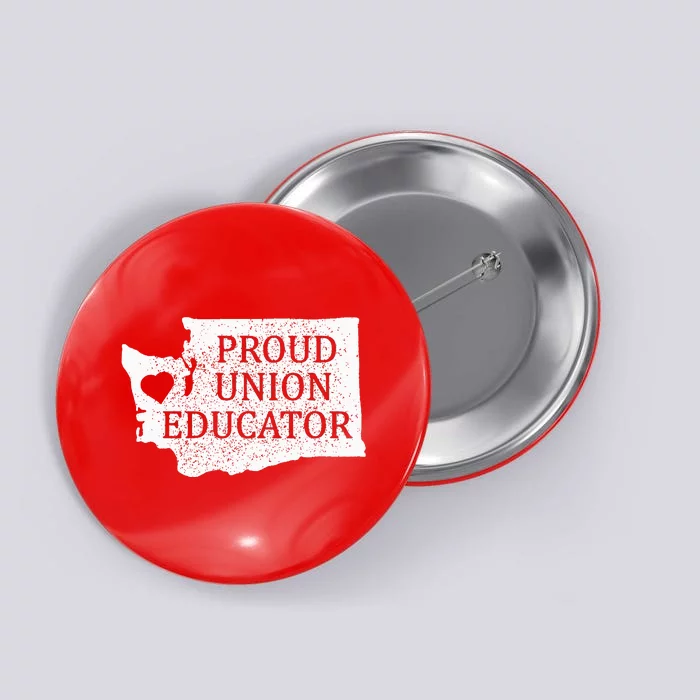 Red For Ed Washington Teacher Protest Union Educator Button