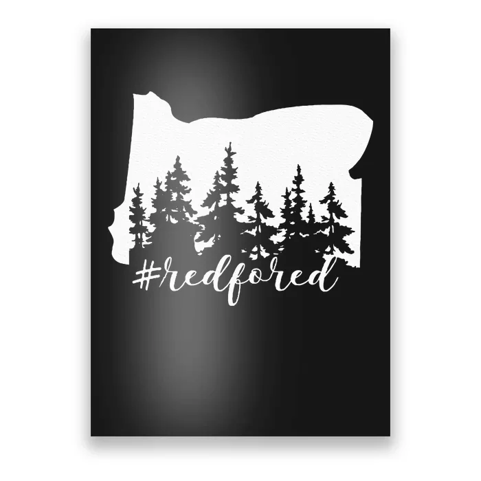 Red For Ed Oregon Trees Teacher Support Poster