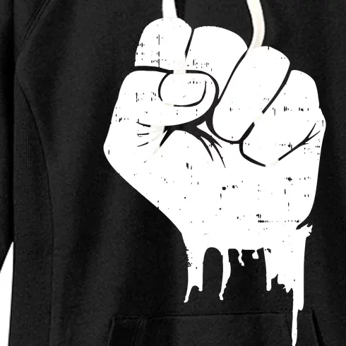 Raised Fist Empower Women's Fleece Hoodie