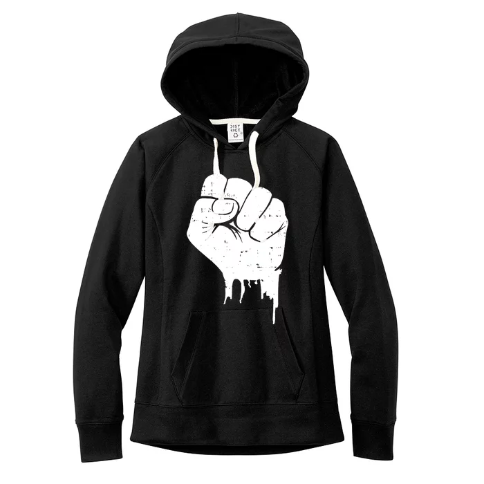 Raised Fist Empower Women's Fleece Hoodie