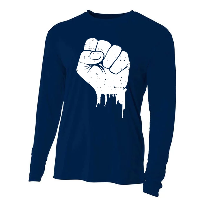 Raised Fist Empower Cooling Performance Long Sleeve Crew