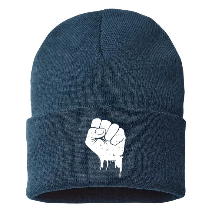 Raised Fist Empower Sustainable Knit Beanie