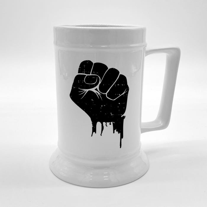 Raised Fist Empower Front & Back Beer Stein