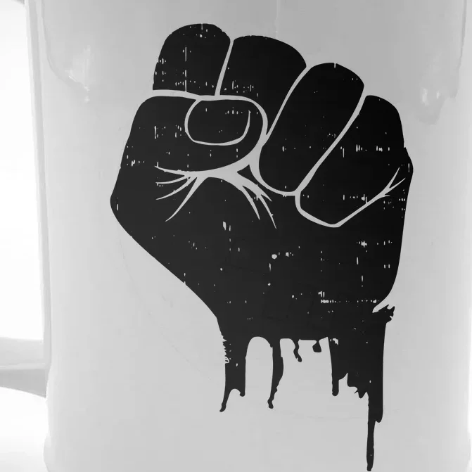 Raised Fist Empower Front & Back Beer Stein