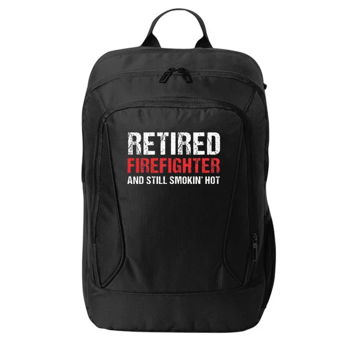 Retired Firefighter Fireman Retirement Party Gift City Backpack