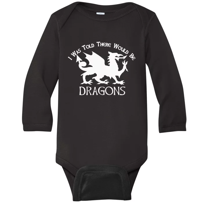 Renaissance Fair Faire Festival Medieval Theme Knight Dragon Baby Long Sleeve Bodysuit