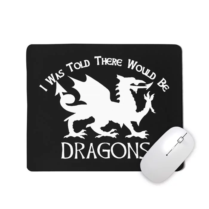 Renaissance Fair Faire Festival Medieval Theme Knight Dragon Mousepad