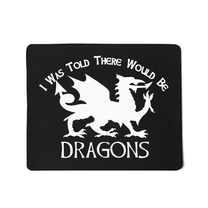 Renaissance Fair Faire Festival Medieval Theme Knight Dragon Mousepad