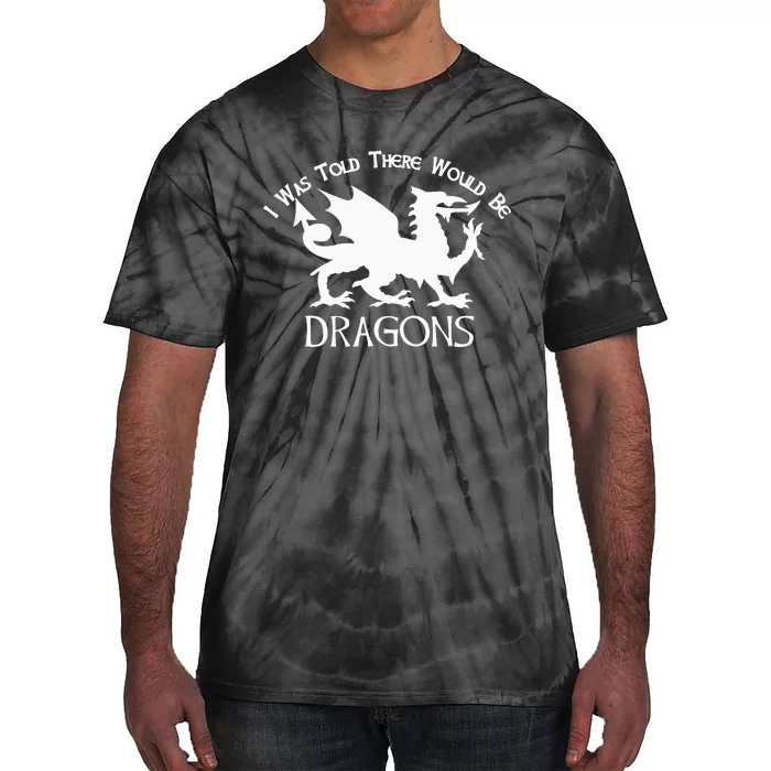 Renaissance Fair Faire Festival Medieval Theme Knight Dragon Tie-Dye T-Shirt