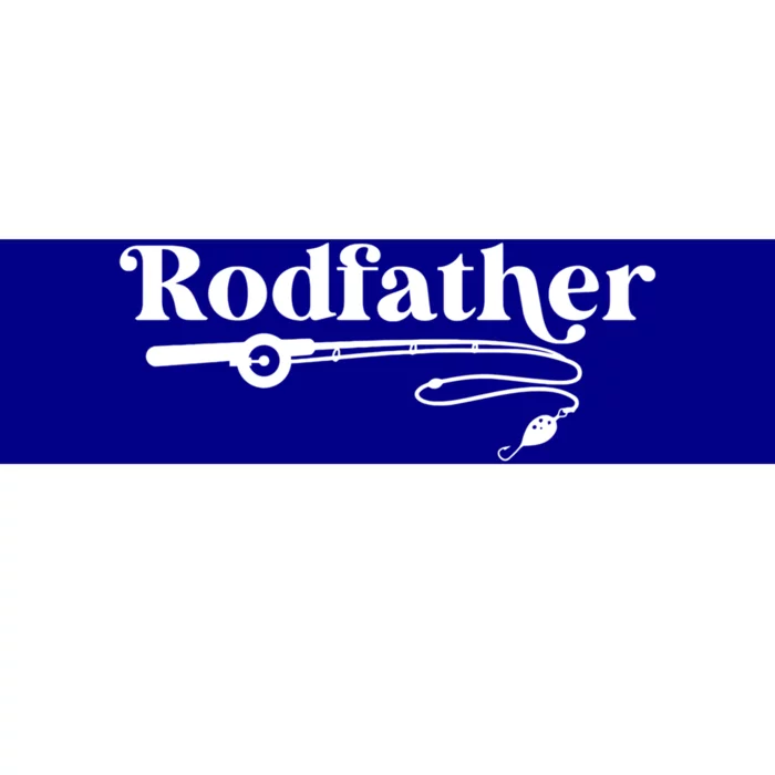 Rodfather Fishing Fisher Dad Funny Fishing Fathers Day Gift Bumper Sticker