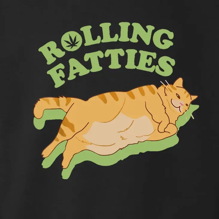 Rolling Fatties Funny Weed Cat Marijuana Toddler Hoodie