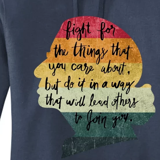 RBG Fight For The Things You Care About Pro Choice Women's Pullover Hoodie