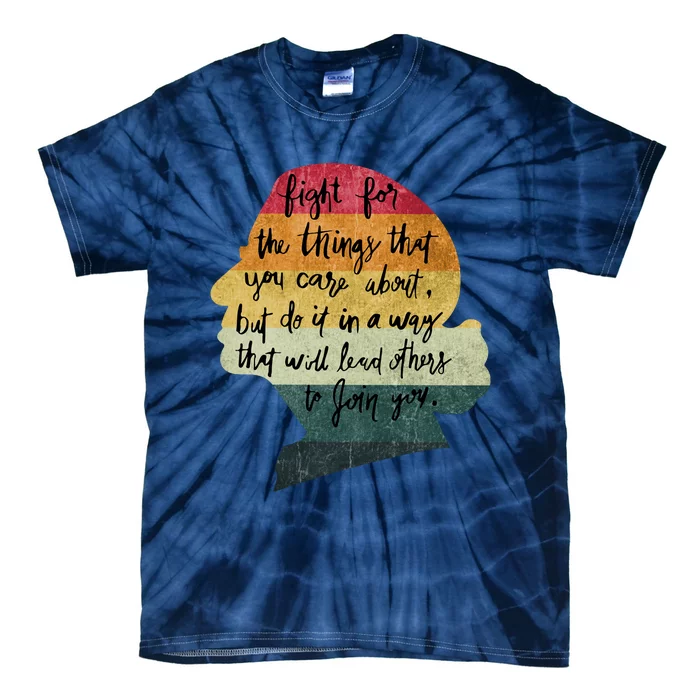 RBG Fight For The Things You Care About Pro Choice Tie-Dye T-Shirt