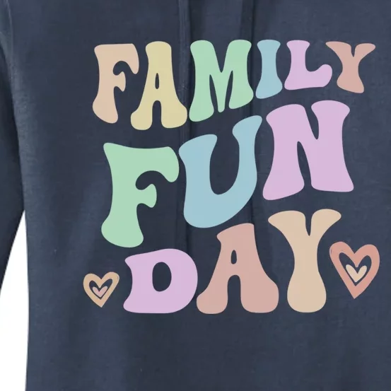 Retro Family Fun Day Vacation Road Trip Retro Gathering Gift Women's Pullover Hoodie