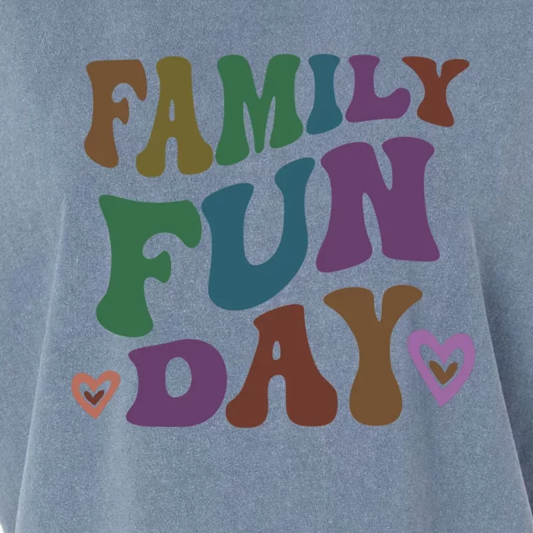 Retro Family Fun Day Vacation Road Trip Travel Reunion Event Funny Gift Garment-Dyed Women's Muscle Tee