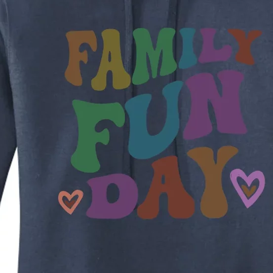 Retro Family Fun Day Vacation Road Trip Travel Reunion Event Funny Gift Women's Pullover Hoodie