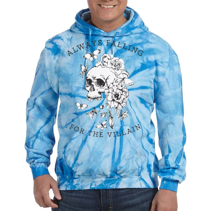 Retro Falling For The Villain Tie Dye Hoodie