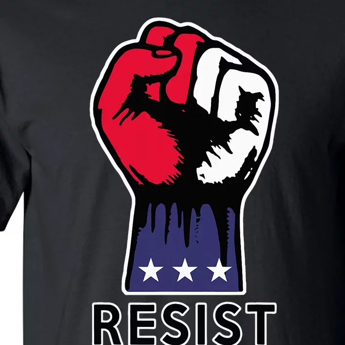 Resistance Fist Fight The Trump Agenda In Usa Tall T-Shirt