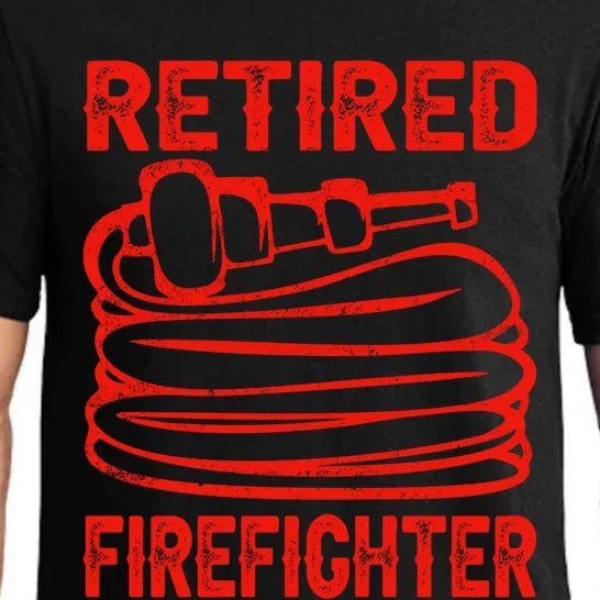 Retired Firefighter Fire Funny Retiret Party Gift Pajama Set