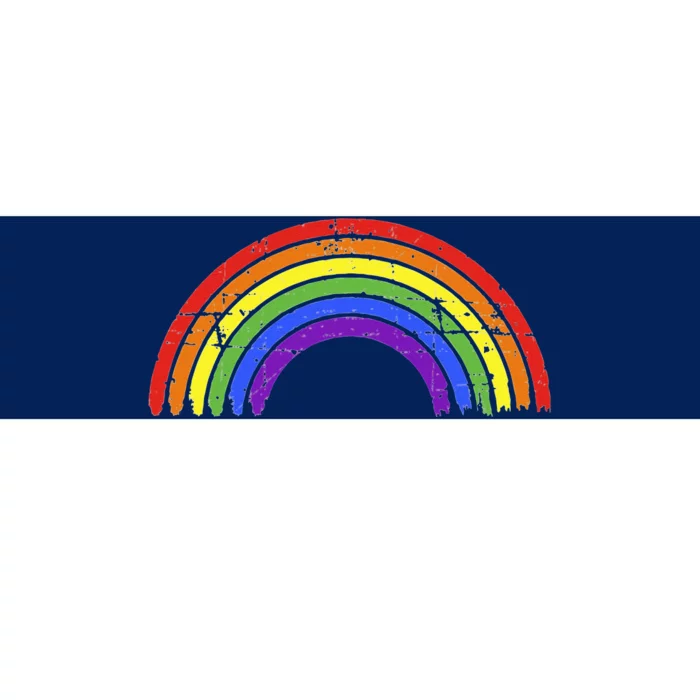 Rainbow Flag For LGBTQ+ Pride Month Awareness Bumper Sticker