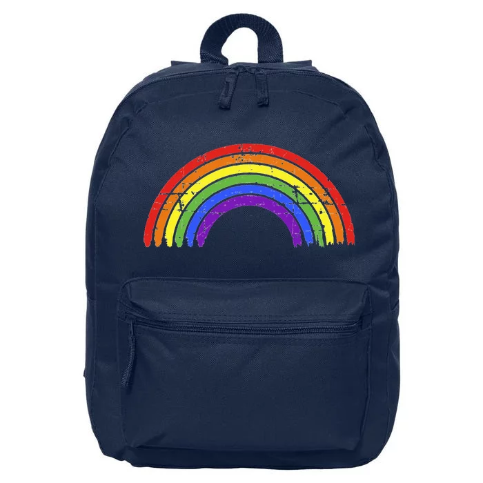 Rainbow Flag For LGBTQ+ Pride Month Awareness 16 in Basic Backpack