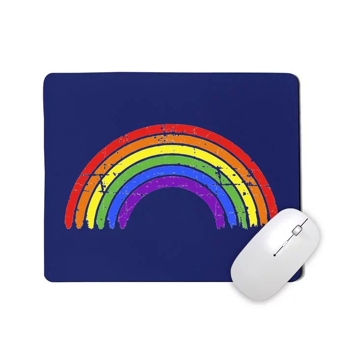 Rainbow Flag For LGBTQ+ Pride Month Awareness Mousepad