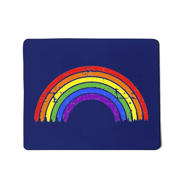 Rainbow Flag For LGBTQ+ Pride Month Awareness Mousepad