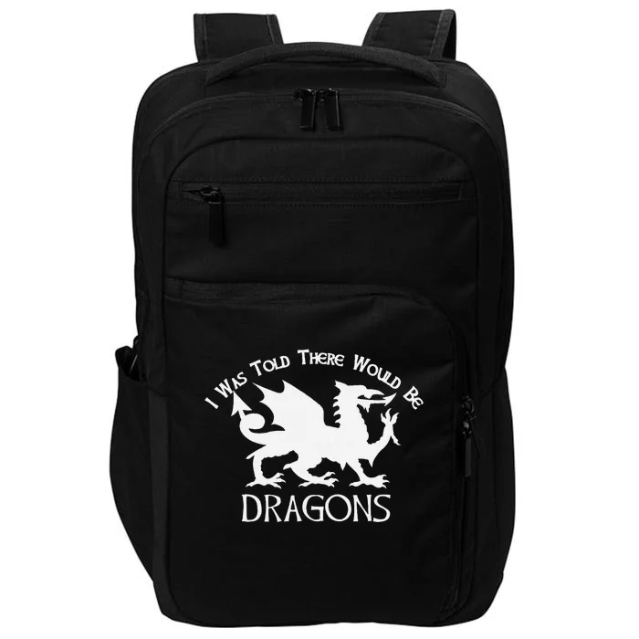 Renaissance Fair Faire Festival Medieval Theme Knight Dragon Impact Tech Backpack