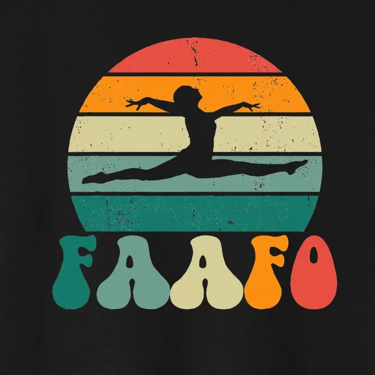 Retro Faafo Gymnastics Gymnast Women's Crop Top Tee