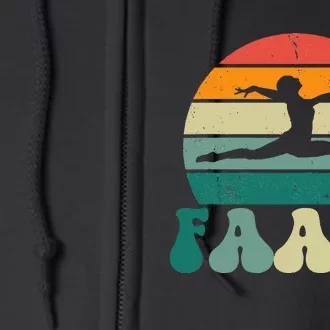 Retro Faafo Gymnastics Gymnast Full Zip Hoodie